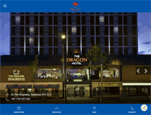 Tablet Screenshot of dragon-hotel.co.uk